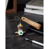 3D PVC Figure Keychain - Marvel - Chibi Thanos Riding Flower Plane