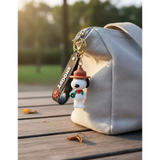 3D PVC Figure Keychain - Peanuts - Snoopy Explorer With Compass
