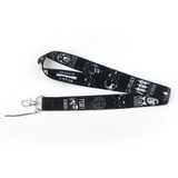 Lanyard - Skull and Gothic Pattern