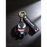 3D PVC Figure Keychain - Spider-Man - Chibi Venom Tongue Out