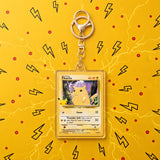 Card Keychain - Pokemon - Pikachu basic 30th Anniversary 58/102