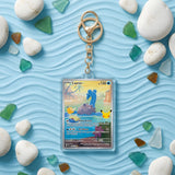 Card Keychain - Pokemon - Lapras basic Secret Rare 30th Anniversary 131/128