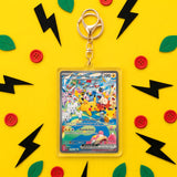 Card Keychain - Pokemon - Pikachu ex basic ex Special Illustration Rare 30th Anniversary 149/128