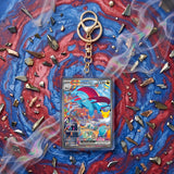 Card Keychain - Pokemon - Salamence ex Illustration Rare ex 30th Anniversary 156/128