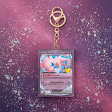 Card Keychain - Pokemon - Mew ex basic ex 30th Anniversary 066/128