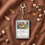 Card Keychain - Pokemon - Eevee basic 30th Anniversary 116/128