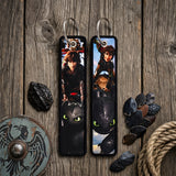 Embroidery Keychain - How to Train Your Dragon - Hiccup & Toothless