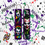 Embroidery Keychain - DC Comics - The Joker (Face & Laugh)