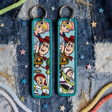Embroidery Keychain - Toy Story - Woody, Buzz, Jessie, Rex & Forky