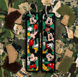 Embroidery Keychain - Mickey Mouse - Mickey Mouse (Green Camo Collage)