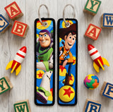 Embroidery Keychain - Toy Story - Woody & Buzz Lightyear