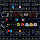 Embroidery Keychain - Pac-Man - Google Pac-man