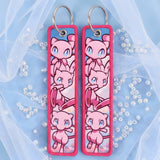 Embroidery Keychain - Pokémon - Mew (Blue Sky)