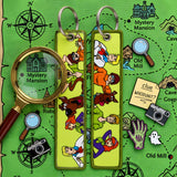 Embroidery Keychain - Scooby-Doo - The Gang (Green Background)