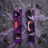 Embroidery Keychain - Pokémon - Gengar (Gastly/haunter Pattern)