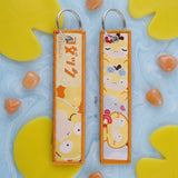 Embroidery Keychain - Pokémon - Psyduck (Cute Poses, Name Logo)