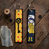 Embroidery Keychain - Coraline - Key Pattern
