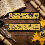 Embroidery Keychain - Harry Potter - Hogwarts Always (Yellow)
