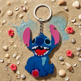 PVC Keychain - Lilo & Stitch - Stitch Sitting Laughing