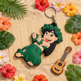 PVC Keychain - Lilo & Stitch - Lilo Hula Dancing
