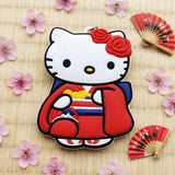 PVC Keychain - Sanrio - Hello Kitty In Red Kimono