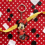 PVC Keychain - Mickey Mouse & Friends - Minnie Mouse In Red Dress