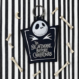 PVC Keychain - The Nightmare Before Christmas - Jack Skellington Logo Tag