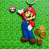 PVC Keychain - Super Mario - Mario Waving