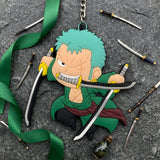 PVC Keychain - One Piece - Roronoa Zoro Action