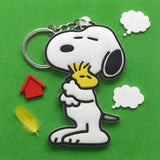 PVC Keychain - Peanuts - Snoopy Hugging Woodstock