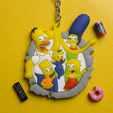 PVC Keychain - The Simpsons - Family Group