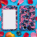 ID Card Badge Holder - Lilo & Stitch - Repeating Pattern Of Stitch's Face