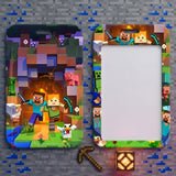 ID Card Badge Holder - Minecraft - Steve And Alex In A Cave