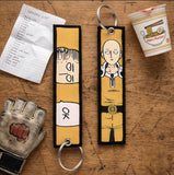 Embroidery Keychain - One-Punch Man - Saitama OK Face