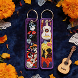 Embroidery Keychain - Coco - Miguel And Hector Land Of The Dead