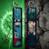 Embroidery Keychain - My Hero Academia - Deku And Villain
