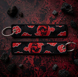 Embroidery Keychain - Naruto - Akatsuki Red Cloud