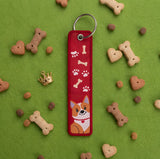 Embroidery Keychain - N/A - Corgi
