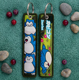 Embroidery Keychain - Pokémon - Snorlax