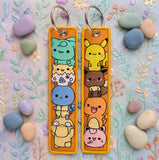 Embroidery Keychain - Pokémon - Cute Pokemon Lineup