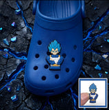Crocs Charm - Dragon Ball - Super Saiyan Blue Vegeta Arms Crossed