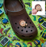 Crocs Charm - Rick and Morty - Morty Giving Middle Fingers