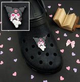 Crocs Charm - Sanrio - Kuromi With Hearts