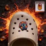 Crocs Charm - Lilo & Stitch - Angry Stitch With Flames