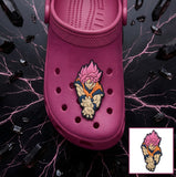 Crocs Charm - Dragon Ball - Super Saiyan Rose Goku Black Forward Lunge