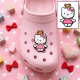 Crocs Charm - Hello Kitty - Hello Kitty With Teddy Bear On Head