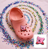 Crocs Charm - Kirby - Pink Kirby With Mouth Open Inhaling