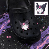 Crocs Charm - Sanrio - Kuromi Face, Hands Together