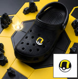 Shoe Charm - Pokemon - Ultra Ball Black And Yellow