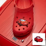 Crocs Charm - Cars - Lightning Mcqueen Red Plain Door